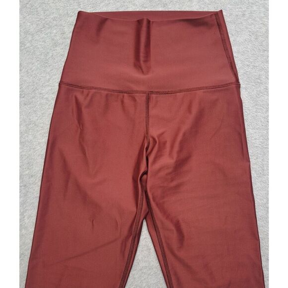 Offline by Aerie Women's Legging M 7/8 Burgundy High Rise Short Inseam - Picture 4 of 9